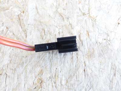 Mercedes Black 2 Pin 2 Wire Female Connector 03754513286